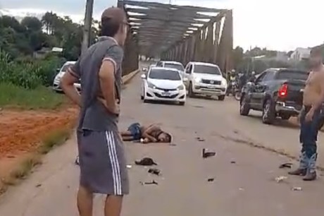 URGENTE: Homem morre em acidente de trânsito próximo à ponte José Nogueira Sobrinho em Sena Madureira 